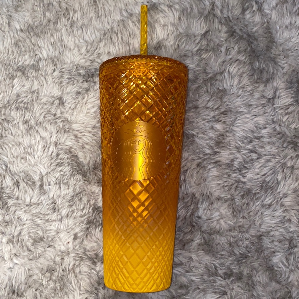 Starbucks Summer 2022 Mango/Orange Jeweled Tumbler